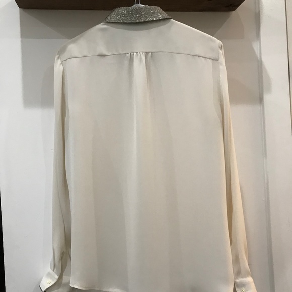 Banana Republic - Button Down w/ Metallic Collar - Picture 2 of 4